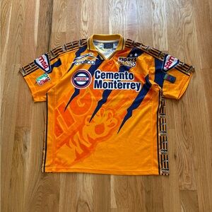 UANL Tigres Atletica Liga MX 1997 1998 1999 Vintage 90s Home Jersey Kit Top XL